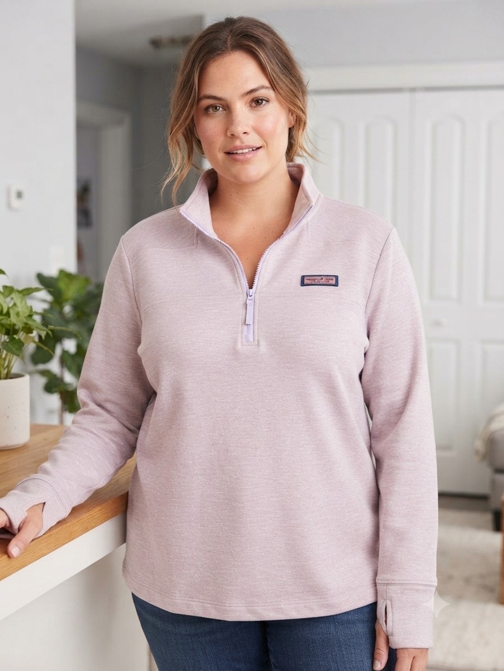 ​Vineyard Vines Dreamcloth Relaxed Shep Shirt – Lavender/Pink Shimmer (Size 2X)